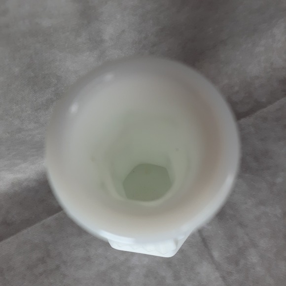 Vintage E.O. Brody Co 145 Milk Glass Bud Vase Small 6 " White - Picture 3 of 6